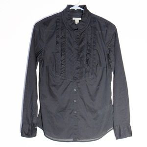 🦄 J Crew Ruffle Button Down Blouse